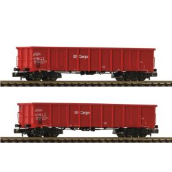 830251 2 Offene Güterwagen Eanos-x 055, DB AG, Ep. V