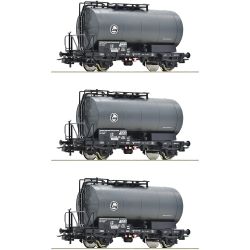 76005 3-tlg. Set: Kesselwagen, Eva, DB, Ep. IV