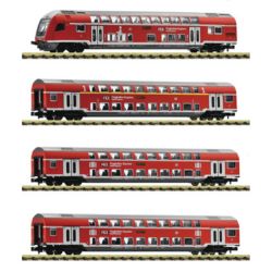 881916 4-tlg. Set: Doppelstockwagen „FEX‟, DB AG, Ep. VI