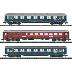 18259 Schnellzugwagen-Set "F 41 Senator", DB, Ep. III