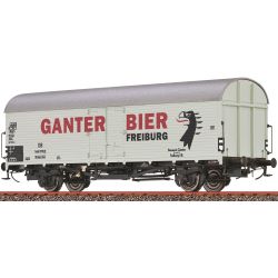 47639 Kühlwagen Tnfs 38 "Ganter Bier Freiburg" der DB, Ep. III