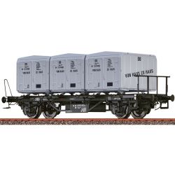 50600 Behältertragwagen Lbs 577 der DB, mit Ekrt 212 "Von Haus zu Haus", Ep. IV