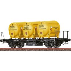 50608 Behältertragwagen Lbs 577 der DB, mit Ddikr 621 "Dinkelacker", Ep. III