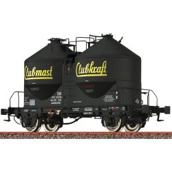 Brawa 50662 Staubbehälterwagen Kds 56 "Clubmast Clubkraft" der DB, Ep. III