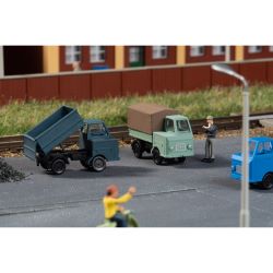 44657 Multicar M22 Pritsche Plane und Hochbordkipper