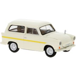27559 Trabant P 50 Kombi mit Dekor (weiß/gelb)