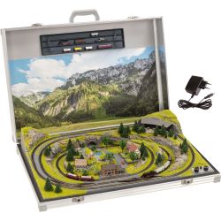 88303 Modellbahnkoffer “Meran” (mit Märklin mini-club Gleisen)