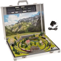 88313 Modellbahnkoffer “Serfaus” (mit Märklin mini-club Gleisen)