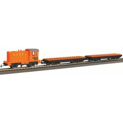 57143 Start-Set mit Bettung Güterzug "Klemmbausteine-Wagen" RC