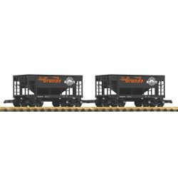 38931 2er Set Schüttgutwagen D&RGW