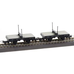 15995 2er Set Drehschemelwagen, DR, Ep. III