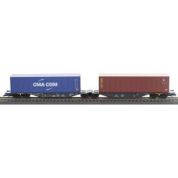 18061 Containertragwagen Sggmrss der PKP Cargo, Ep. VI