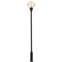 180113 LED-Parklaterne, Kugel-Aufsatzleuchte, warmweiß (3 Stück)