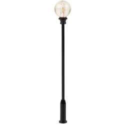 180213 LED-Parklaterne, Kugel-Aufsatzleuchte, warmweiß