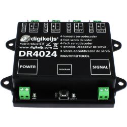 DR4024 Servodecoder mit 4 separaten Schaltausgängen (4-fach)