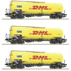 76029 3-tlg. Set Kesselwagen, GATX