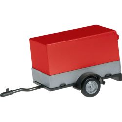 051576-004 PKW-Anhänger mit offener Plane (Plane rot)