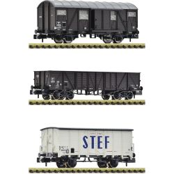 880904 3-tlg.Set Güterwagen, SNCF, Ep. III