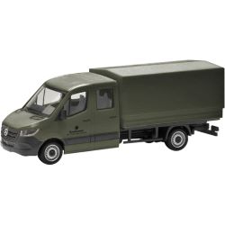700795 Mercedes-Benz Sprinter `18 Doppelkabine mit Plane „Bundeswehr“