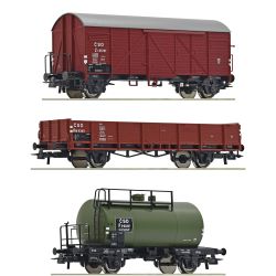 76018 3-tlg.Set: Güterzug, CSD, Ep. III
