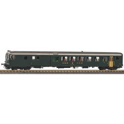 96753 Steuerwagen BDt EW II SBB Ep. IV, grün u. alte Schrift Wechselstromver.