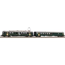 94167 N-2er Set Sound-E-Triebwagen Rbe 4/4 SBB IV + Bt Steuerwagen,Sound-D
