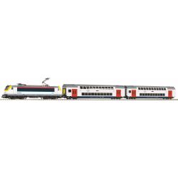 59108 SmartControl WLAN Set mit Bettungsgleis SNCB Doppelstock-Personenzug