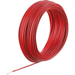 7105 Kabel 1-adrig, 0,19 mm², 10 m (rot)