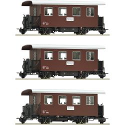 34103 3-teiliges Set: Schmalspur-Personenwagen, ÖBB, Ep. IV