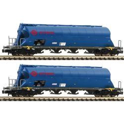 849007 2-tlg. Set: Staubsilowagen, Ermewa,Ep.V