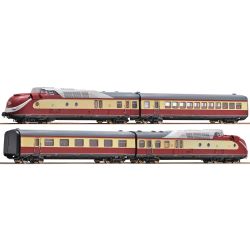 7710002 4-tlg. Set: Gasturbinentriebzug BR 602, DB, Ep. IV