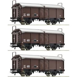 77020 3-tlg. Set: Schiebedachwagen, SNCF, Ep. III