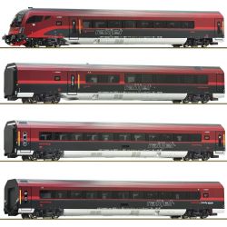 74039 4-tlg. Set: Railjet, ÖBB, Ep. VI (WECHSELSTROM/AC)
