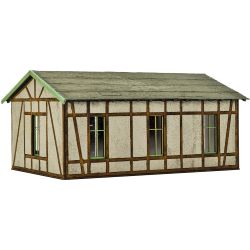 49590 Werkstatt mit Putz-/Fachwerkfassade Polyplate Bausatz