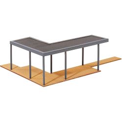 38345 Überdachte Terrasse, Polyplate Bausatz
