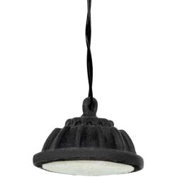 6088 Hängende Industrieleuchte modern, LED weiß