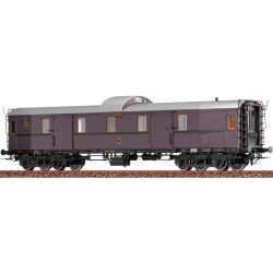 45429 Gepäckwagen Pw4Ü, DRG, Ep.II, m. Beleuchtung, DC-Digital