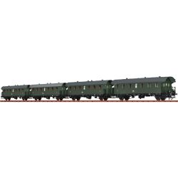 46776 4er Set Personenwagen, Wendezug, DB, Ep.III