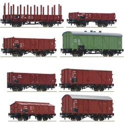 44001 8-tlg. Set: Güterwagen, CSD, Ep. III
