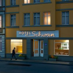 58101 LED-Beleuchtung Hotel Schwan