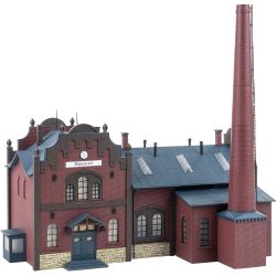 191796 Fabrik mit Schornstein