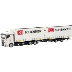316040 MAN TGX GM Volumen-Wechselplanen-Hängerzug „DB Schenker“