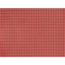 52425 Dekorplatte Dachpfanne rotbraun lose