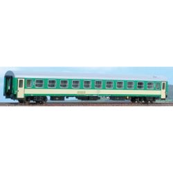 AC52725 Personenwagen 2. Klasse Typ 136A in grün/beige, PKP, Ep. V