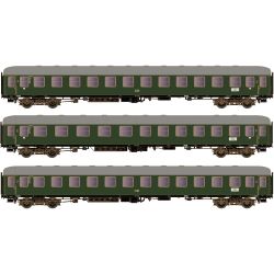 H43034 3er Set Schnellzugwagen D83/84 'Stuttgart-Hamburg', DB, Ep. III