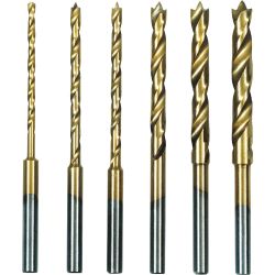 4528876 HSS Spiralbohrersatz mit Zentrierspitze, 6-teilig, 1,5 bis 4 mm