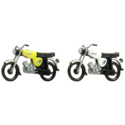 11161 Komplettmodelle Simson S51 2er Set (weiß und schwefelgelb)