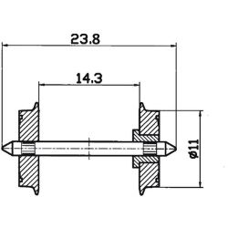 40182 DC-NEM-Normradsatz (2 Stück)