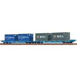 48104 Containerwagen Sffggmrrss der DB, Ep. VI