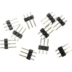 51259 Micro Stiftleiste Steckverbinder RM 2.54 3 polig Stecker (10 Stück)